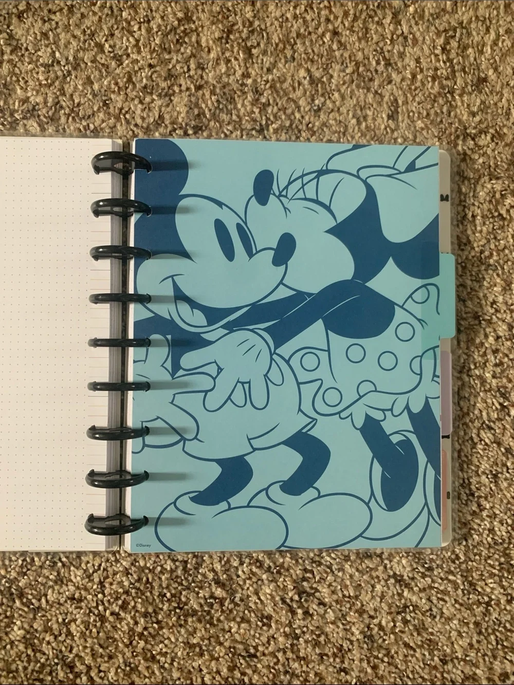 Disney Yellow Mickey & Minnie Guided Happy Journal by The Happy Planner
